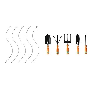 trustbasket hanging pot wire rope extension 2 feet pack of 5 for pots and plants tools combo set of 5