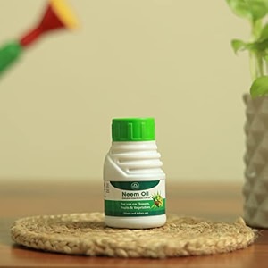 trustbasket neem oil spray for plants home garden- 100ml  water soluable pesticide organic pest controller  highly effective on plants