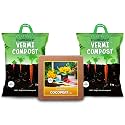 TrustBasket Organic Manure Combo Of Vermicompost 10Kg And Cocopeat 5Kg For All Type Plants, Green, Powder