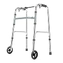 Trustcare Delux Balanced Frame Folding Walker With Wheels Suitable For Adults,Seniors & Patients