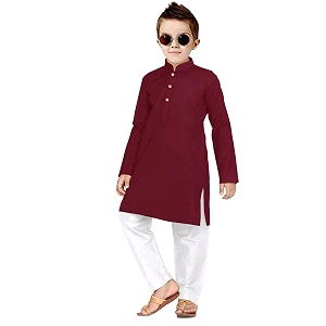 Trustous Ethnic Wear Boyss Cotton Kurta Pyjama