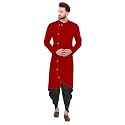 Trustous Mens Cross Kurta Dhoti Set In