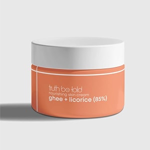 truth be told tbt nourishing ghee cream 50 ml with licorice for dry skin dullness aging amp pigmentation free from parabens silicones mineral oils artificial fragrances and colors