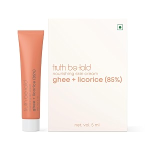 truth be told all plant skin cream for dry skin dullness aging amp pigmentation free from parabens silicones mineral oils artificial fragrances and colors 50ml nourishing ghee cream 5ml