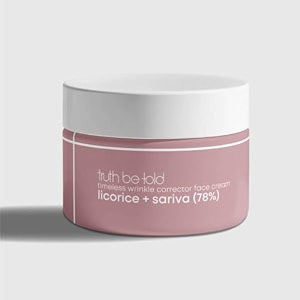 truth be told tbt wrinkle corrector face cream with licorice amp sariva 50ml anti-aging cream with collagen boost amp fine line reductionfree from parabens silicones mineral oils