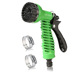 professional garden 7 pattern high pressure garden hose nozzle water spray i gardening washing gun i suitable for watering lawn and gardening car bike wash