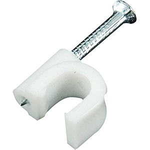 truvic 100 pcs 8mm diameter wire fastener circle cable clips with metal
