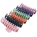Truvic Big Hair Claw Clips for Women Large Claw Clip for Thin Thick Curly Hair 90's Strong Hold 4.33 Inch Nonslip Matte Hair Clips (6 Pcs)