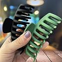 Truvic Hair Claw Clips for Women, Strong Hold Matte Clips for Thick Hair, Fashion Hair Styling Accessories for Girls, Large Hair Clips for Women Thick Hair Round Clip (Pack of 2)