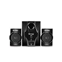 Truvison TV-2085BT 2.1 Channel Multimedia Speaker System | Home Theatre System, RMS - 60 Watts, Bluetooth Connectivity, with Supporting SD Card,USB,AUX,FM & Remote Control, Black