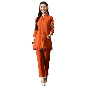 Truvon Fashions Stylish Womens Co-Ord Kurta with