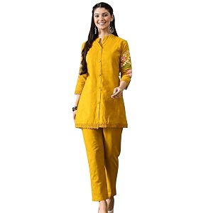 Truvon Fashions Stylish Womens Co-Ord Kurta with