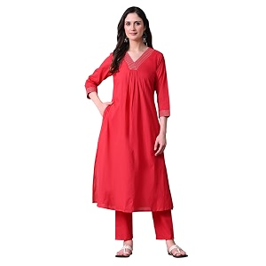 Truvon Fashions Stylish Womens Co-Ord Kurta with