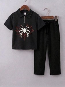 Try This Boys Casual T-shirt Track Pants