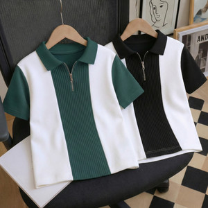 Try This Boys Colorblock Cotton Blend Regular