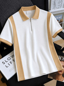 Try This Boys Colorblock Cotton Blend Regular