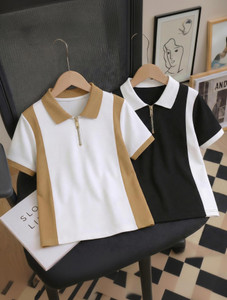Try This Boys Colorblock Cotton Blend Regular