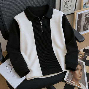Try This Boys Colorblock Cotton Blend Regular