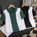 Try This Boys Colorblock Cotton Blend Regular