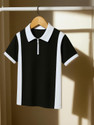 Try This Boys Colorblock Cotton Blend Regular