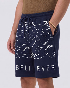 Try This Color Block Men Blue White
