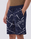 Try This Color Block Men Dark Blue
