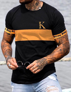 Try This Self Design Men Round Neck