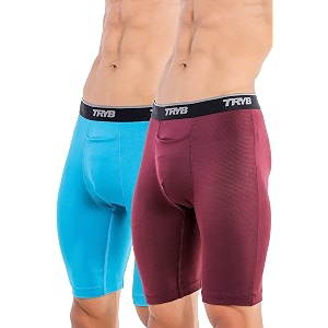 tryb mens compression shorts amp pants  sports innerwear for gym running amp training  quick dry breathable 4-way stretch moisture wicking anti-chafing muscle support athletic wear with pocket