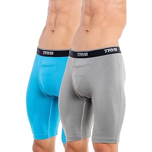 tryb mens compression shorts amp pants  sports innerwear for gym running amp training  quick dry breathable 4-way stretch moisture wicking anti-chafing muscle support athletic wear with pocket