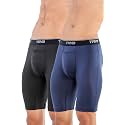 TRYB Men’s Compression Shorts &amp; Pants | Sports Innerwear for Gym, Running &amp; Training | Quick Dry, Breathable, 4-Way Stretch, Moisture Wicking, Anti-Chafing Muscle Support Athletic Wear with Pocket