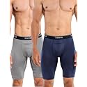 TRYB Men’s Compression Shorts &amp; Pants | Sports Innerwear for Gym, Running &amp; Training | Quick Dry, Breathable, 4-Way Stretch, Moisture Wicking, Anti-Chafing Muscle Support Athletic Wear with Pocket