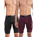 TRYB Men’s Compression Shorts &amp; Pants | Sports Innerwear for Gym, Running &amp; Training | Quick Dry, Breathable, 4-Way Stretch, Moisture Wicking, Anti-Chafing Muscle Support Athletic Wear with Pocket