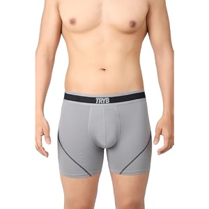 tryb sports underwear for men  stretchable active-h trunk semi compression shorts  trunks for running amp gym workout  quick dry breathable amp anti chafing  sports innerwear boxers