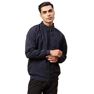 trybex men polyester winter wear full sleeves solid sports gym regular fit track jacket for stylish casual winter wear