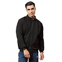 TrybeX Men Polyester Winter Wear Full Sleeves Solid Sports Gym Regular Fit Track Jacket for Stylish Casual Winter Wear