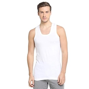 TrybeX Pure Cotton Round Neck Sleeveless Regular