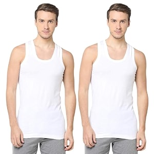 TrybeX Pure Cotton Round Neck Sleeveless Regular
