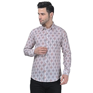 TryBuy Exclusive Mens Printed Full Sleeve Casual