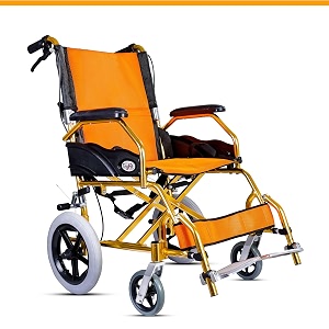 tryfit foldable travel advance wheelchair lightweight aluminium alloy frame solid pu tyres 12 inch rear wheels 360 front rotation breathable mesh seat portable wheelchair with swing footrest 110 kg