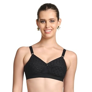 TRYLO Women Bra Cotton Non-Padded
