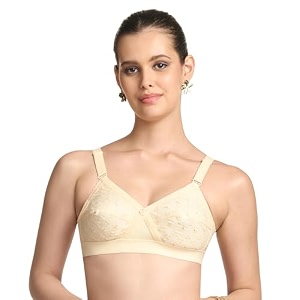 TRYLO Women Bra Cotton Non-Padded