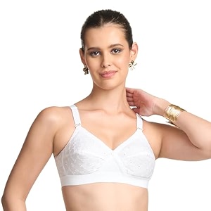 TRYLO Women Bra Cotton Non-Padded