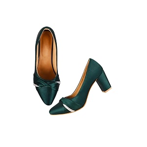 TRYME Chunky Heel Bellies Womens Fashion Pointed