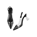TRYME Trendy With ComfortTransparent Close Toe Pointed