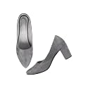 TRYME TrendyampFashion Pointed Pump Block Heel Sandals