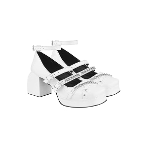 TRYME Womens Ankle Buckle Strap Mary Jane
