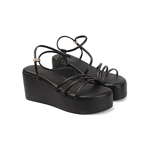 TRYME Women Multi Strap Comfort Open Toe