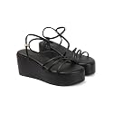 TRYME Women Multi Strap Comfort Open Toe