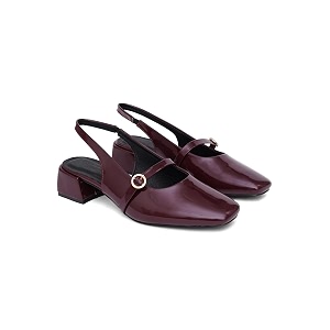 TRYME Womens Mary Jane Block Heel Sandals
