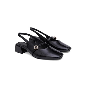 TRYME Womens Mary Jane Block Heel Sandals